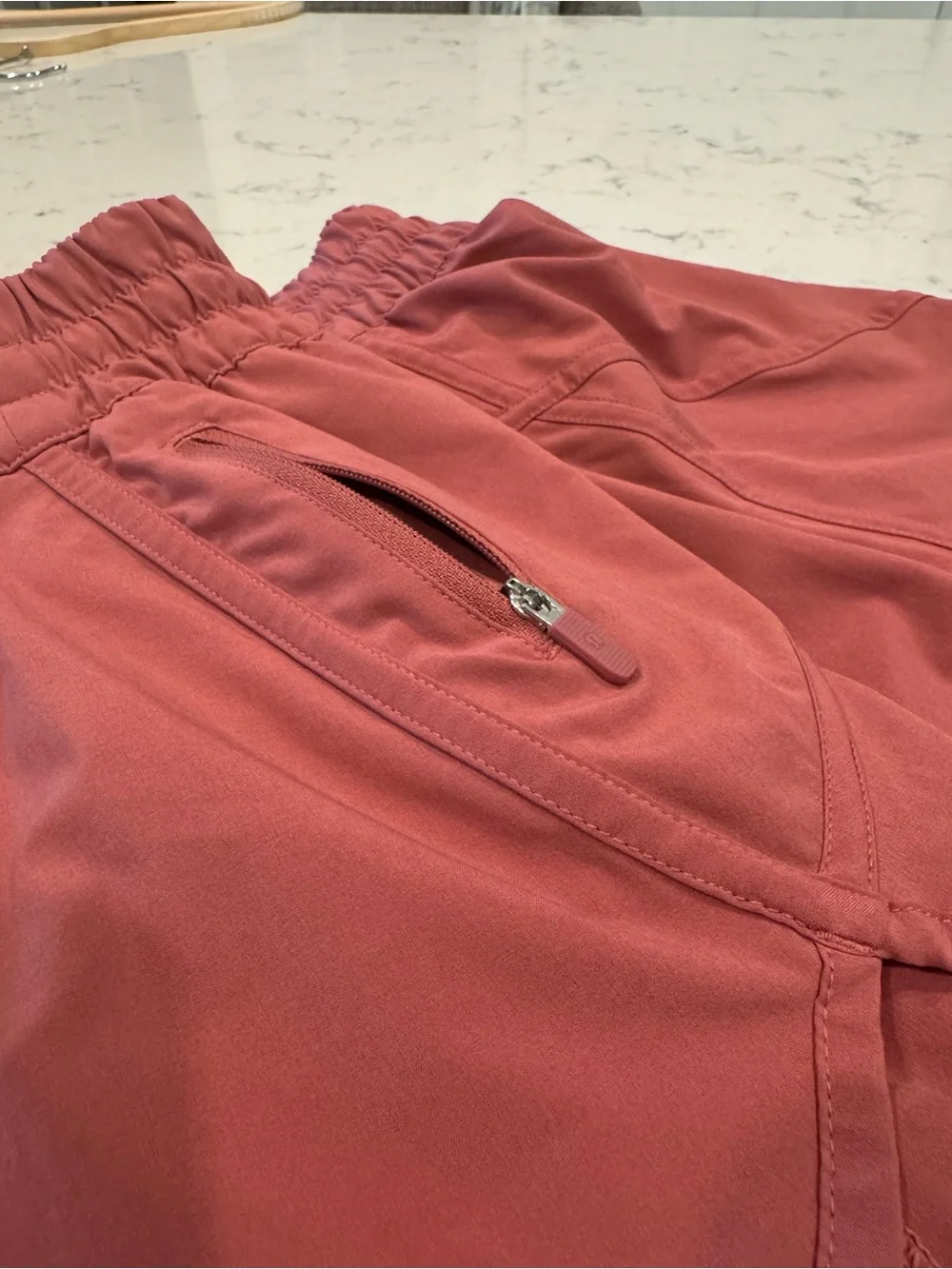 Lululemon Track That Lined Short in Dusty Rose Size 10. Like-new condition